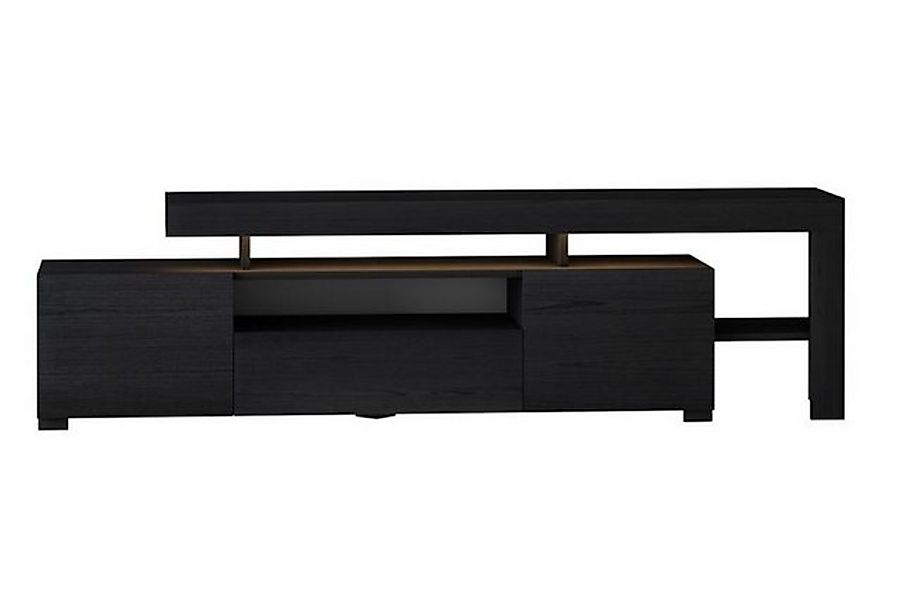 ibonto TV-Schrank TV-Lowboard Modern mit LED-Beleuchtung, viel Stauraum, Wo günstig online kaufen