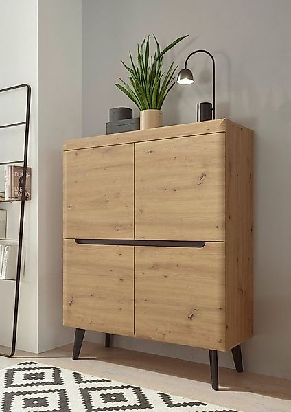 Home affaire Highboard Torge, Kommode, Schrank, Sideboard, Anrichte, Mehrzw günstig online kaufen