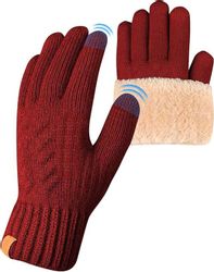 Coonoor Strickhandschuhe Winterhandschuhe mit Fleecefutter, Touchscreen günstig online kaufen