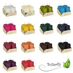 PAPSTAR Stumpenkerze 10483 Cylinder White 4 günstig online kaufen