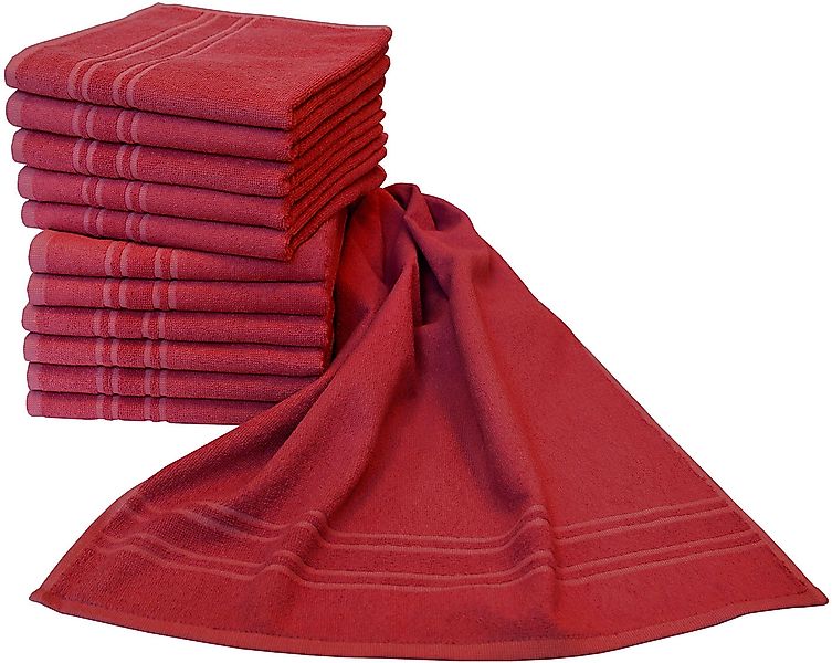 Dyckhoff Handtücher »Saphir Friseurhandtücher«, (Packung, 12 St.), Farbecht günstig online kaufen
