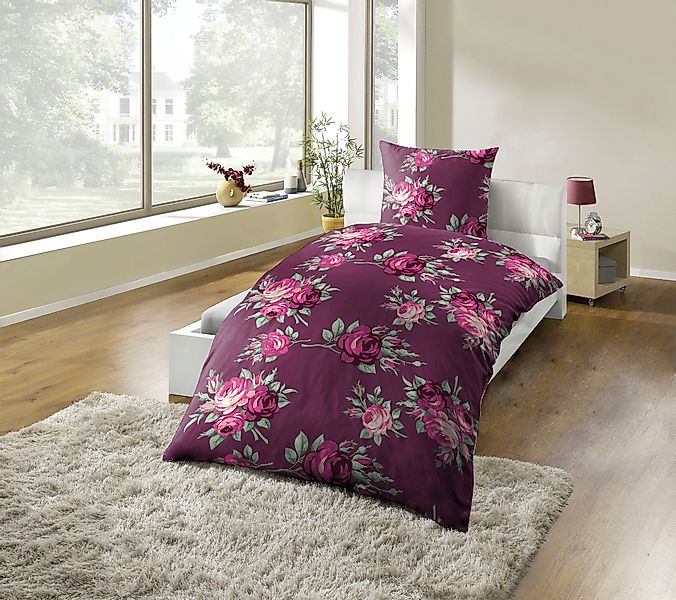 KiNZLER Bettwäsche Polycotton Flanell, Microfaser-Fleece, Polyester, günstig online kaufen