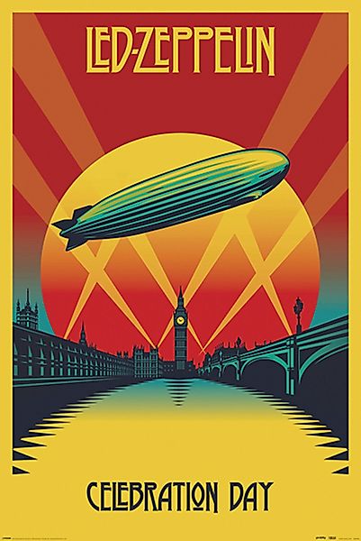PYRAMID Poster Led Zeppelin Poster Celebration günstig online kaufen