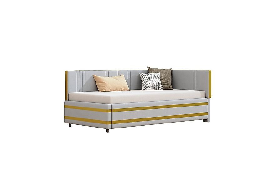 HAUSS SPOLE Schlafsofa 90x200 Sofabett Multifunktionsbett mit Lattenrost Sa günstig online kaufen