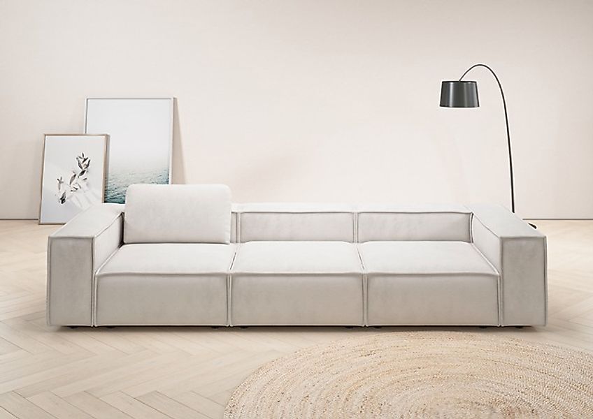 Home affaire 3,5-Sitzer »Watertown, modernes Big-Sofa XXL, 336 cm Breite, a günstig online kaufen