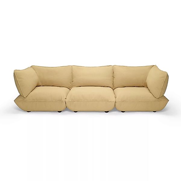 Sofa Sumo Grand textil gelb / 4-Sitzer - L 301 cm - Fatboy - Gelb günstig online kaufen