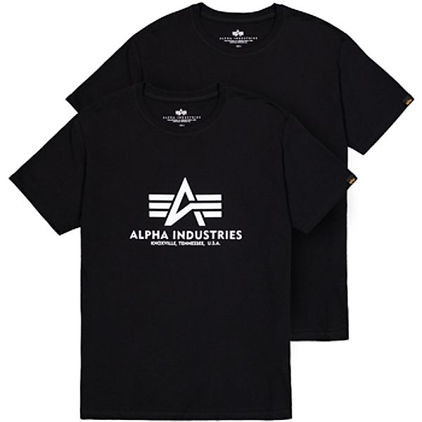 Alpha Industries Rundhalsshirt "Basic T 2 Pack" Set, 2 Stk. günstig online kaufen