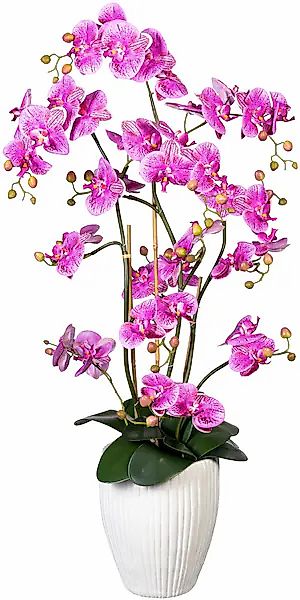 Creativ green Kunstorchidee »Deko-Orchidee Phalaenopsis XL im Keramiktopf« günstig online kaufen