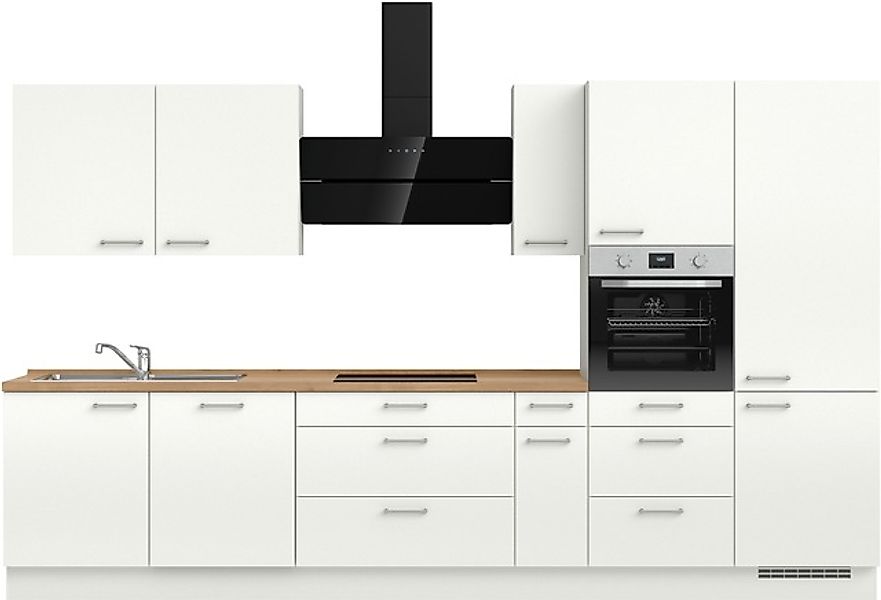 nobilia® Küchenzeile »"Laser II", Ausrichtung wählbar, Breite 360 cm« vormo günstig online kaufen