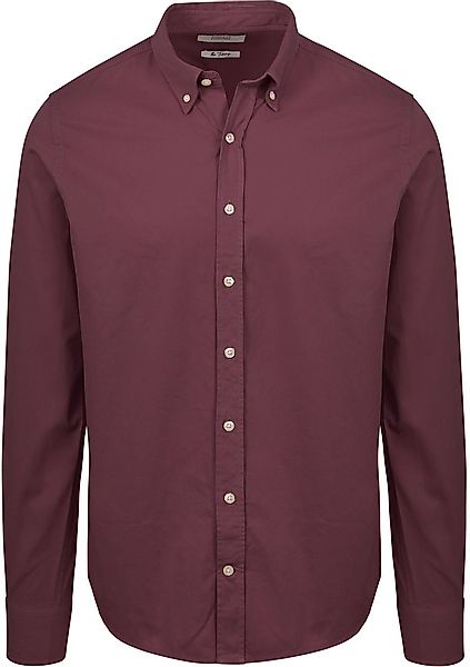 King Essentials The Tommy Hemd Bordeaux - Größe M günstig online kaufen