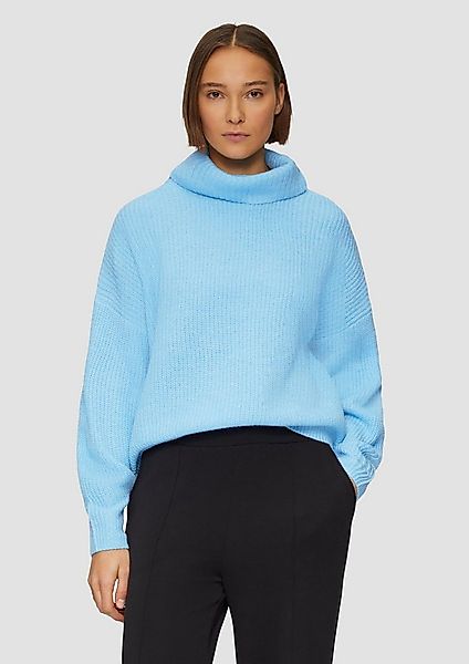 s.Oliver Longpullover Strickpullover Oversized Pullover mit Rollkragen günstig online kaufen