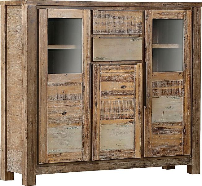 Gutmann Factory Highboard "Tulsa", Vitrine, Höhe 140 cm günstig online kaufen