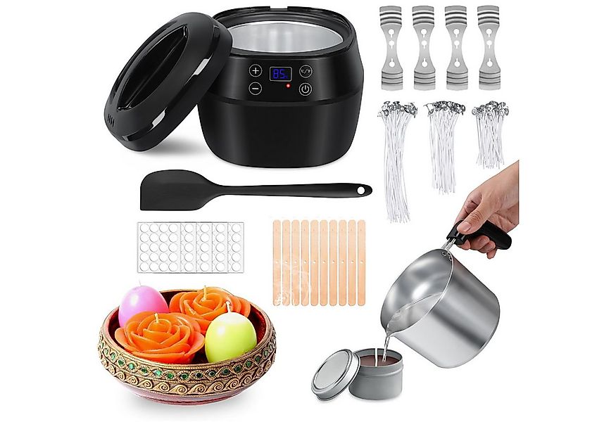 QUBEBU Duftkerze Wachswärmer Set, Duftkerzen Selber Machen, Temperatureinst günstig online kaufen