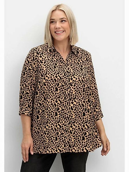 Sheego Druckbluse Große Größen mit Animalprint, in leichter A-Linie günstig online kaufen