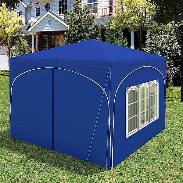 Woltu Faltpavillon, mit 4 Seitenteilen, 3x3 günstig online kaufen