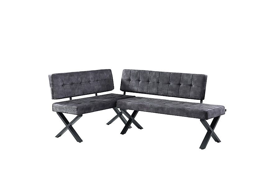 B&D home Eckbank EKA (2-St), beidseitig montierbar, gepolstert, mit Rückenl günstig online kaufen