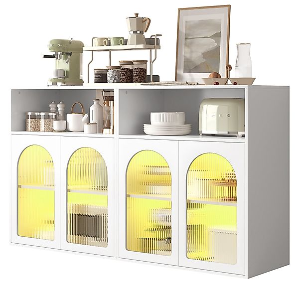 Flieks Sideboard (Set, 2 St., 140x35x90 günstig online kaufen