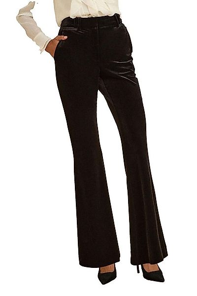 Love & Roses Samthose Love & Roses Samthose mit Schlag (1-tlg) günstig online kaufen