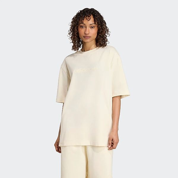 adidas Originals T-Shirt "ESS LIN TEE OS" Oversize-Passform, Halbarm, mit R günstig online kaufen