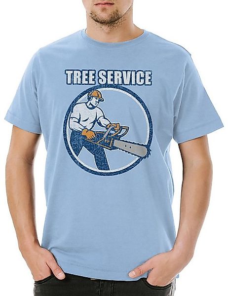 Urban Backwoods Print-Shirt Urban Backwoods Tree Service IV Herren T-Shirt günstig online kaufen