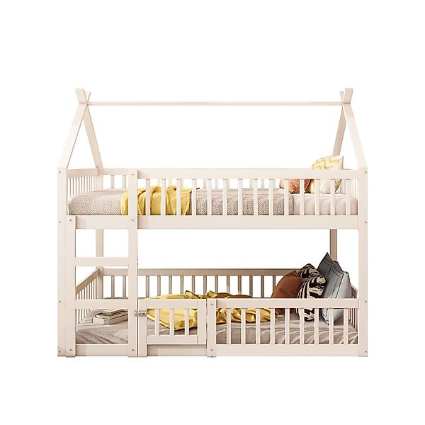 REDOM Etagenbett Jugendbett, Kinderbett mit Treppe, günstig online kaufen