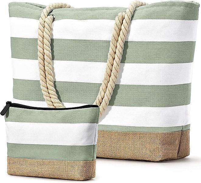 LuxusKollektion Strandtasche Strandtasche Damen XXL Shopper günstig online kaufen