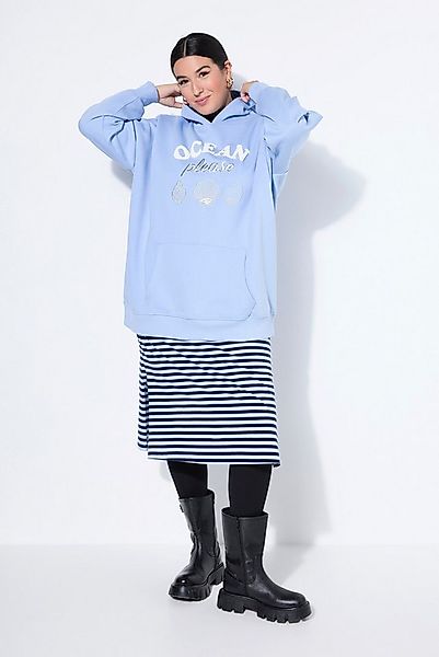 Studio Untold Sweatshirt Hoodie oversized Statement Print Stick Kapuze günstig online kaufen