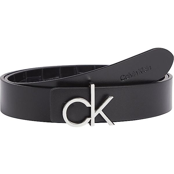 Calvin Klein Re-lorev 30mm Gürtel 80 cm Black / Black Croco günstig online kaufen