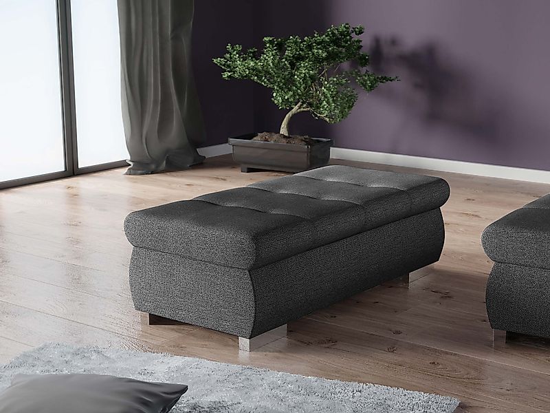 MIRJAN24 Polsterhocker Orkan Groß, Holzkonstruktion, 120x60x39 günstig online kaufen