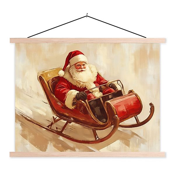 MuchoWow Poster Weihnachten - Schlitten - günstig online kaufen