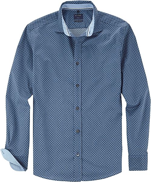 OLYMP Langarmhemd Casual modisch gemustert günstig online kaufen