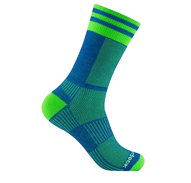 Wrightsock Sportsocken Crew Coolmesh II (dünn, atmungsaktiv, bequem) blau/g günstig online kaufen