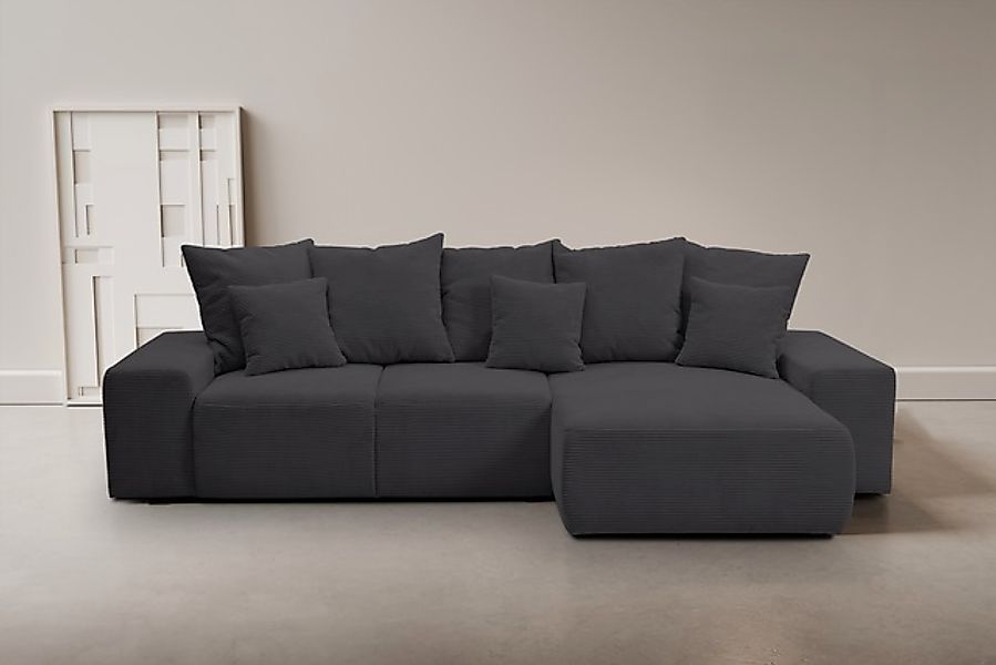 WERK2 Ecksofa "Riwa, modernes Sofa zum Kuscheln und Entspannen, Breite 300c günstig online kaufen