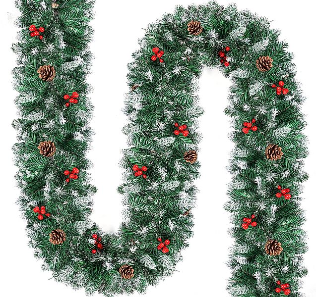 Kunstgirlande Weihnachtsgirlande Tannengirlande Künstlicher Weihnachtskranz günstig online kaufen