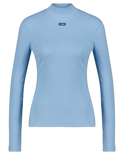 HUGO T-Shirt Damen Langarmshirt mit Baumwolle (1-tlg) günstig online kaufen