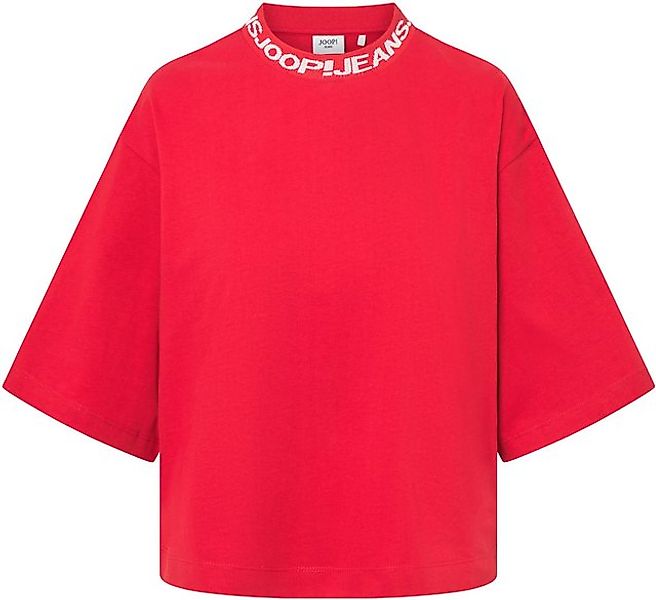 Joop Jeans T-Shirt Tafi Kragen mit Logoprint günstig online kaufen
