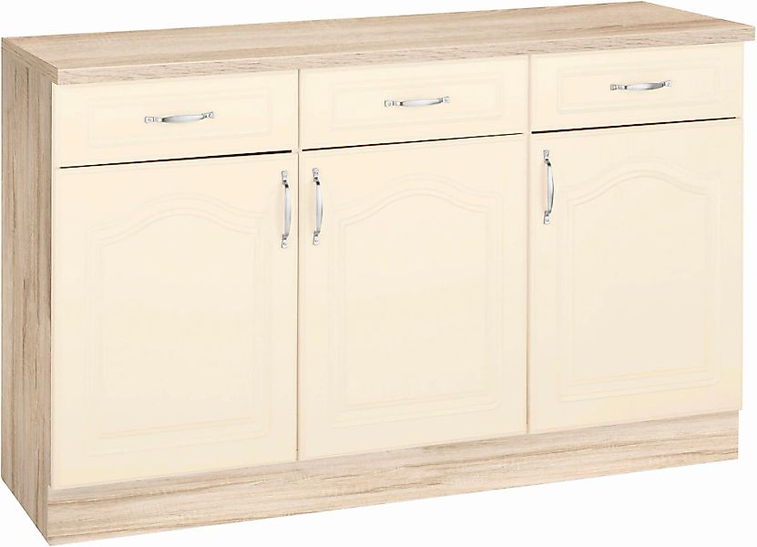 wiho Küchen Unterschrank "Linz" 120 cm breit, in Landhaus-Optik günstig online kaufen