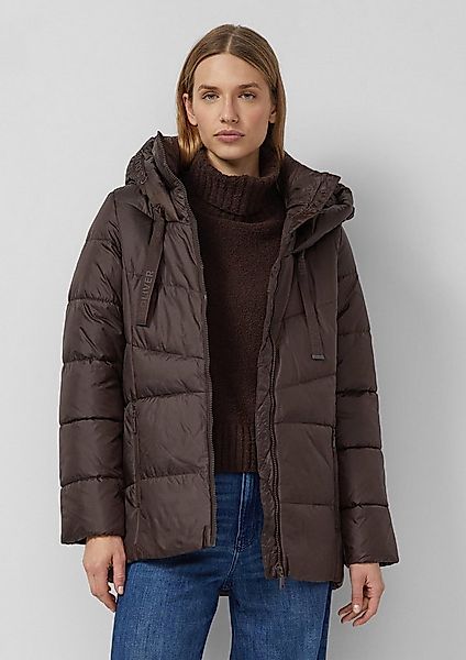 s.Oliver Winterjacke Outdoor-Jacke Steppjacke mit Stehkragen und Kapuze günstig online kaufen