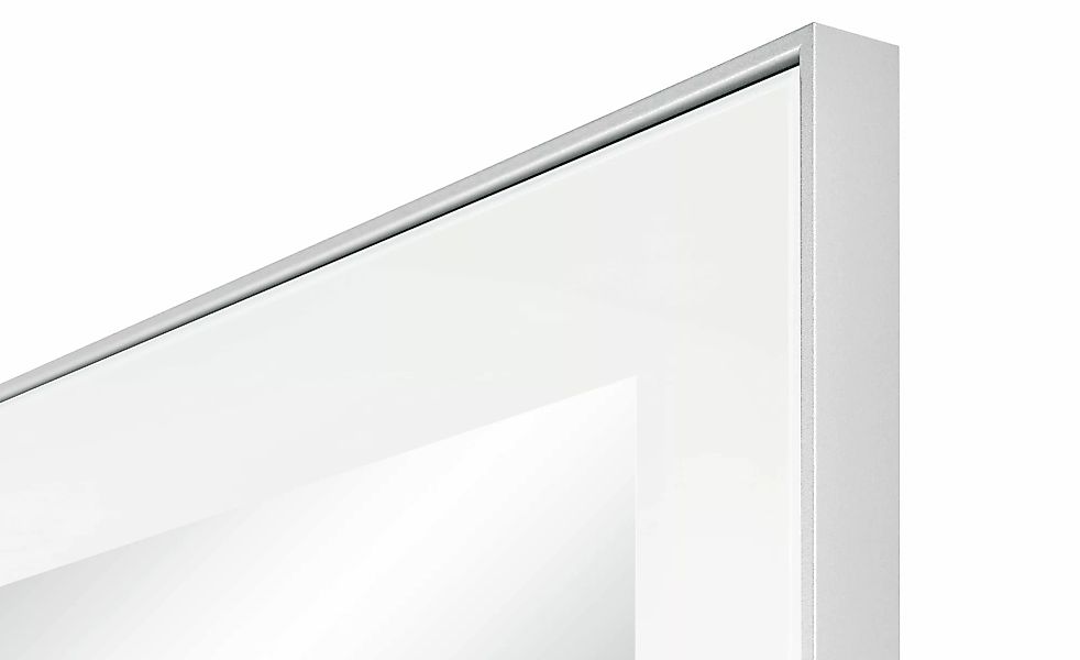 Spiegel 120 x 77 cm Duna ¦ weiß ¦ Glas,Aluminium,Holzwerkstoff ¦ Maße (cm): günstig online kaufen