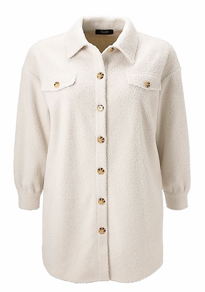 Aniston PLUS Fellimitatjacke in Plüsch Optik günstig online kaufen