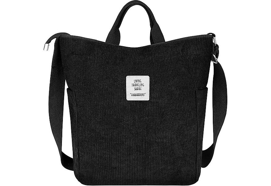 LuxusKollektion Schultertasche Damen Kord Groß Handtasche Cord Tasche Tote günstig online kaufen