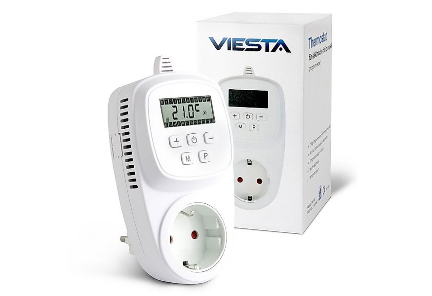 VIESTA Heizkörperthermostat TH12 Digitaler Thermostat Steckdosenthermostat günstig online kaufen