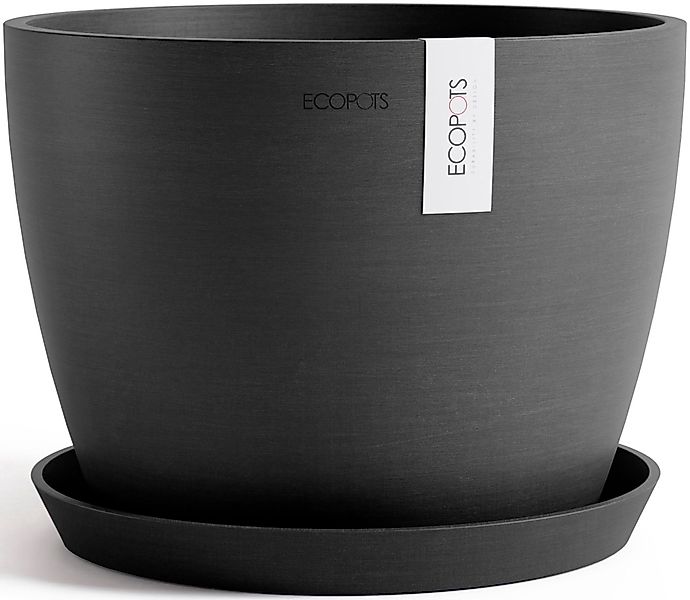ECOPOTS Blumentopf Stockholm 31 Dunkelgrau, für günstig online kaufen