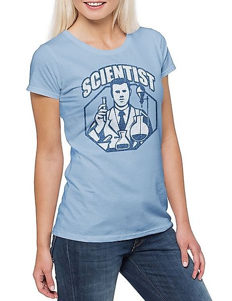 Urban Backwoods Print-Shirt Scientist III Damen T-Shirt Wissenschaft Wissen günstig online kaufen