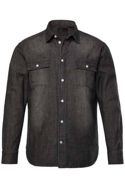 JP1880 Businesshemd JP1880 Jeanshemd Langarm Kentkragen günstig online kaufen
