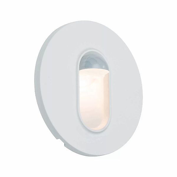 Paulmann "LED Wandeinbauleuchte Wall rund 78mm 1,1W 65lm 230V 2700K Weiß" günstig online kaufen