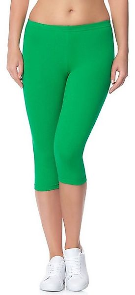 Ladeheid Leggings Damen Leggings aus Baumwolle 3/4 LAMA01 (1-tlg) elastisch günstig online kaufen