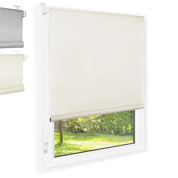 Seitenzugrollo Rollo Blackout creme 60x140, Foxx günstig online kaufen