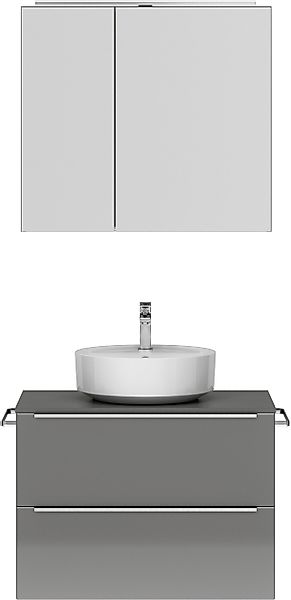 nobilia® Badmöbel-Set »Alvene«, (2 St., vormontiert, mit Soft-Close), inkl. günstig online kaufen