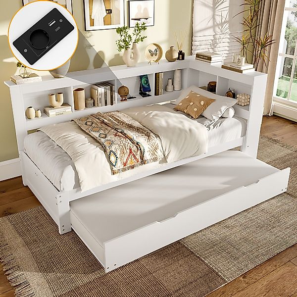 Merax Daybett mit Steckdose und 2 günstig online kaufen